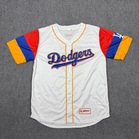 Los Angeles Dodgers Armenian Heritage Night Jersey 2023 Adult XL 0552 - Picture 1 of 8